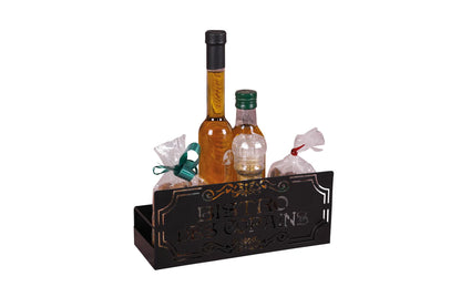 Support Oscar métal noir design Bistrot des Copains 27x10x11.5cm