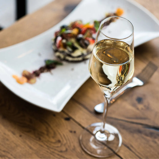 Raffinato champagne flute on foot 22cl