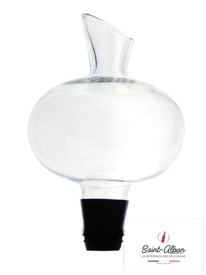 Aérateur decanteur verseur Aladin verre Saint Alban