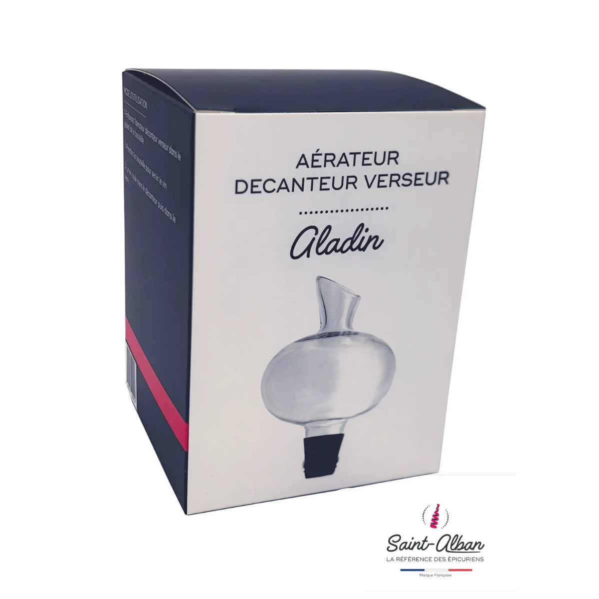 Aérateur decanteur verseur Aladin verre Saint Alban