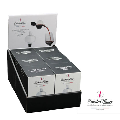 Aérateur decanteur verseur Aladin verre Saint Alban