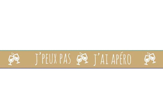 Ernest straw hat with beige/white band - I can't, I have drinks