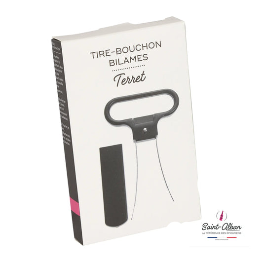 Tire-bouchon Terret bilames noir Saint Alban
