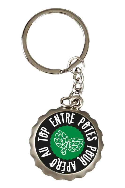 Ivo metal bottle opener keychain - Between friends...