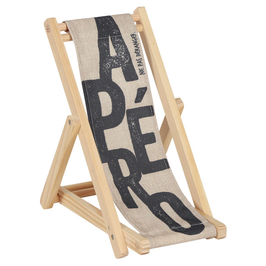 Support bouteille Valentina bois toile - Apéro