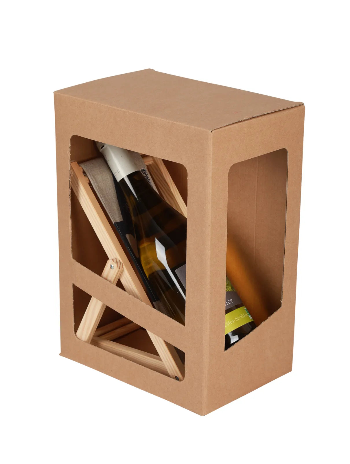 Valentina wooden bottle holder - Aperitif
