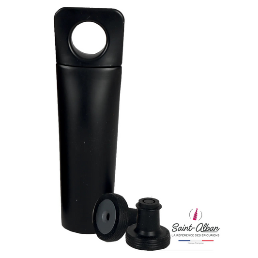 Elena black air vacuum pump with 2 plugs, Saint Alban