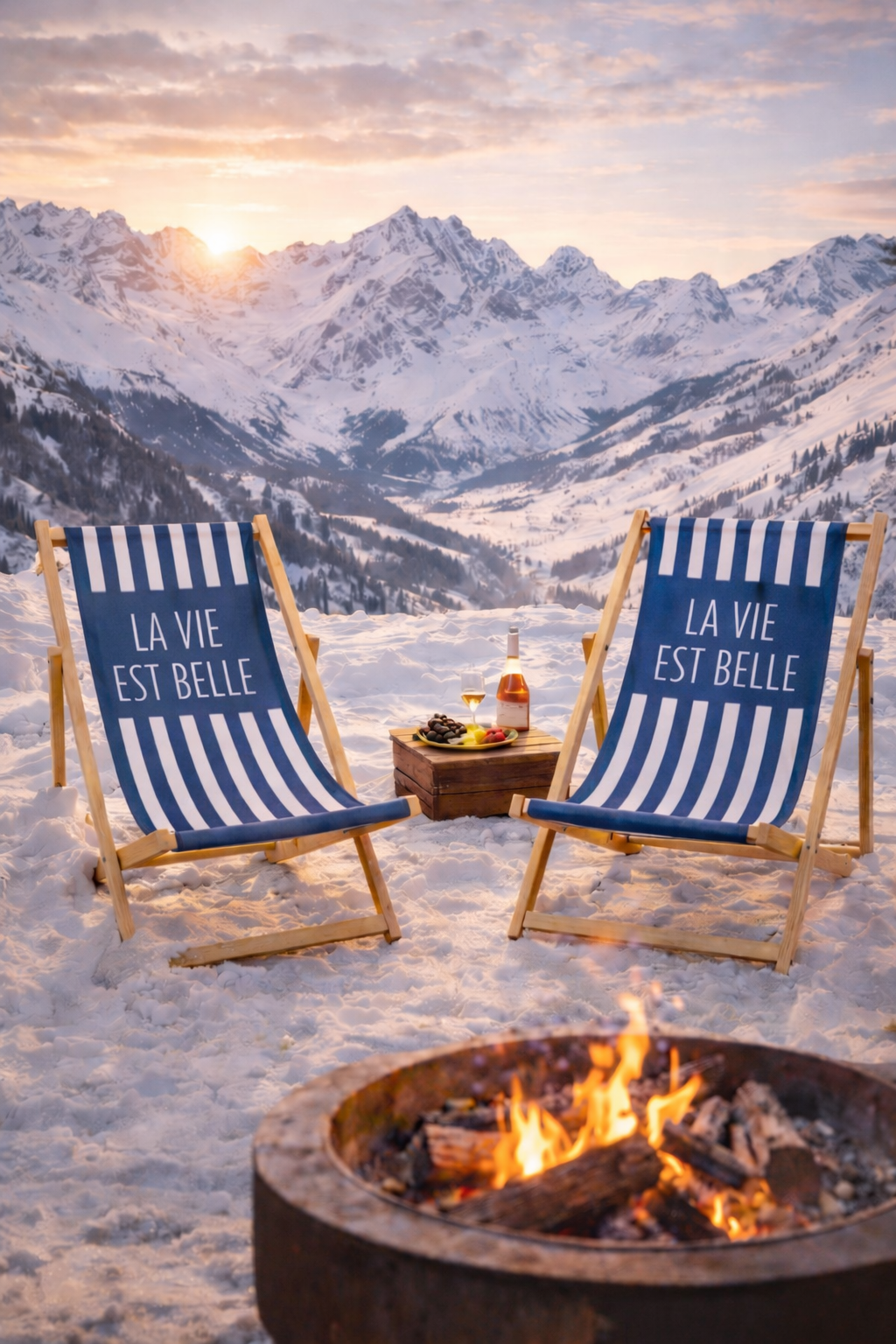 Valentina XXL adult chair in wood and canvas - Life is beautiful...