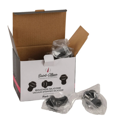 Bouchon silicone Fortana pour pompe à vide électrique (12 pièces) Saint Alban