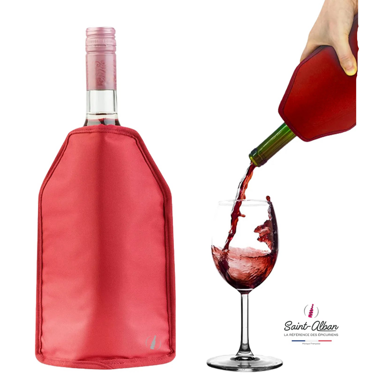 Gaine rafraichissante Diana rouge vin/champagne Saint Alban