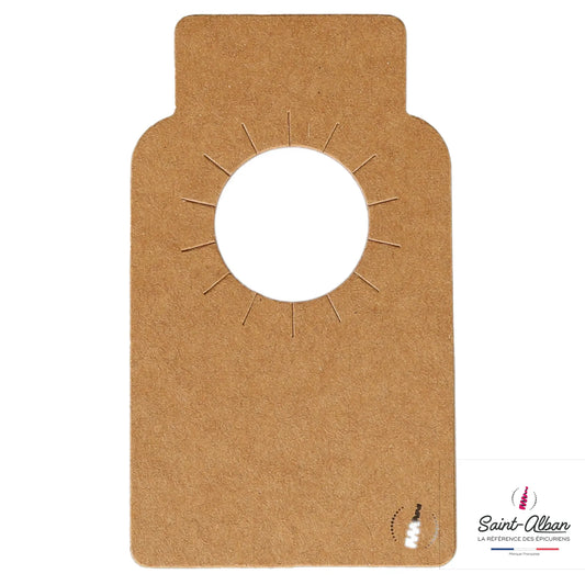 Colorette carte penditive Scarlette kraft brun Saint Alban (50 pièces)