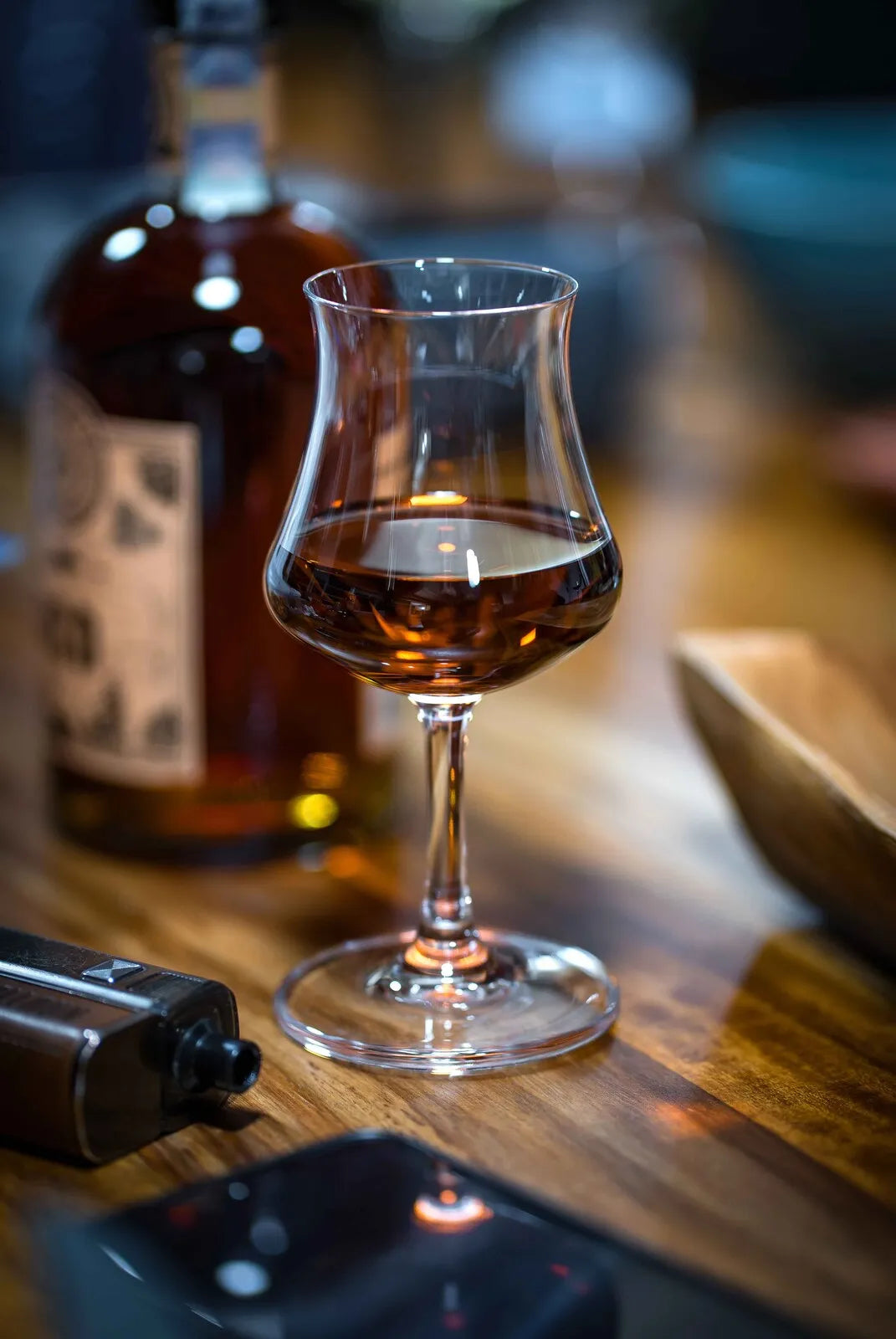 Verre à rhum Santiago 17cl sur pied Maison Forine