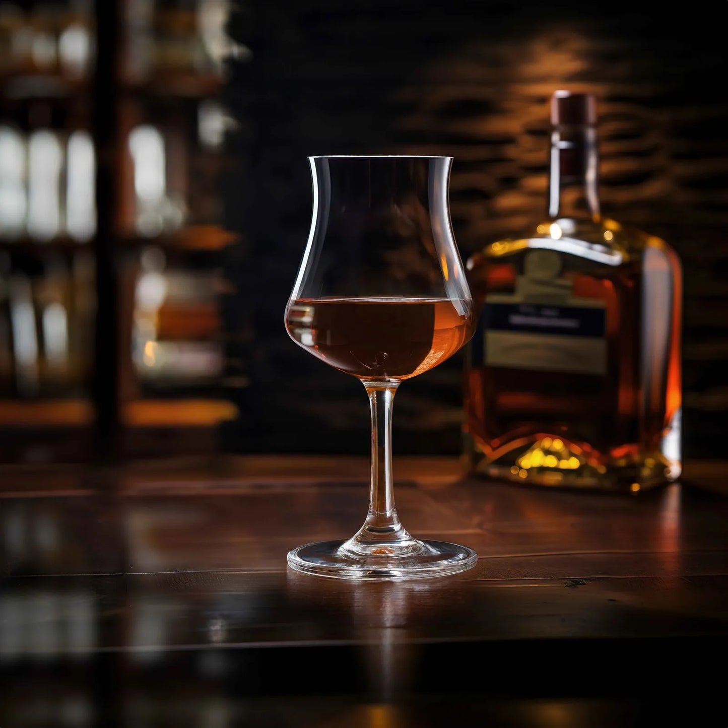Verre à rhum Santiago 17cl sur pied Maison Forine