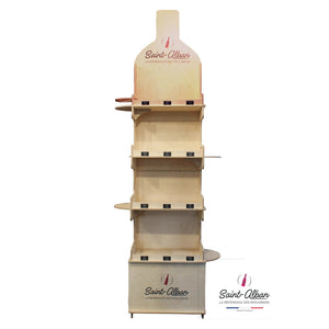 Présentoir vide accessoires Saint Alban