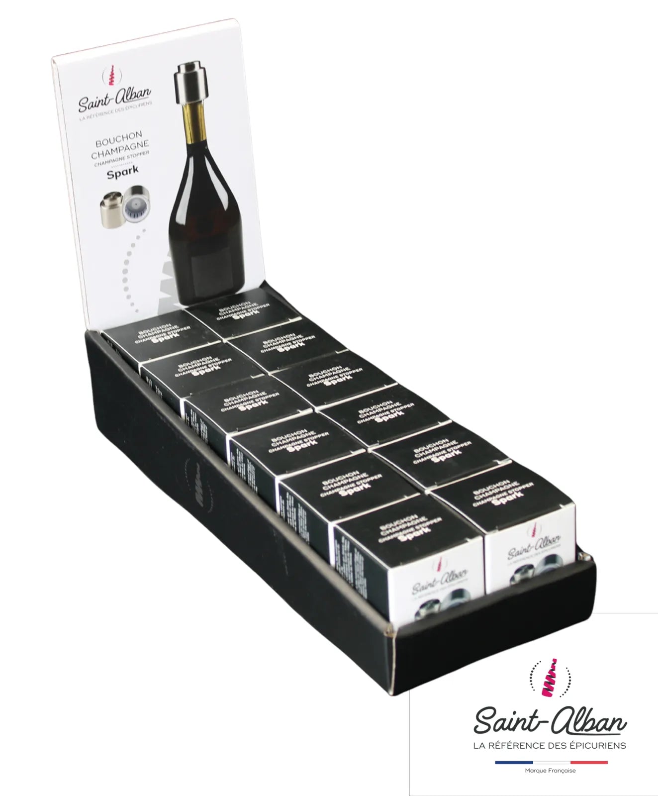 Bouchon champagne Spark métal Saint Alban