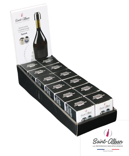 Bouchon champagne Spark métal Saint Alban
