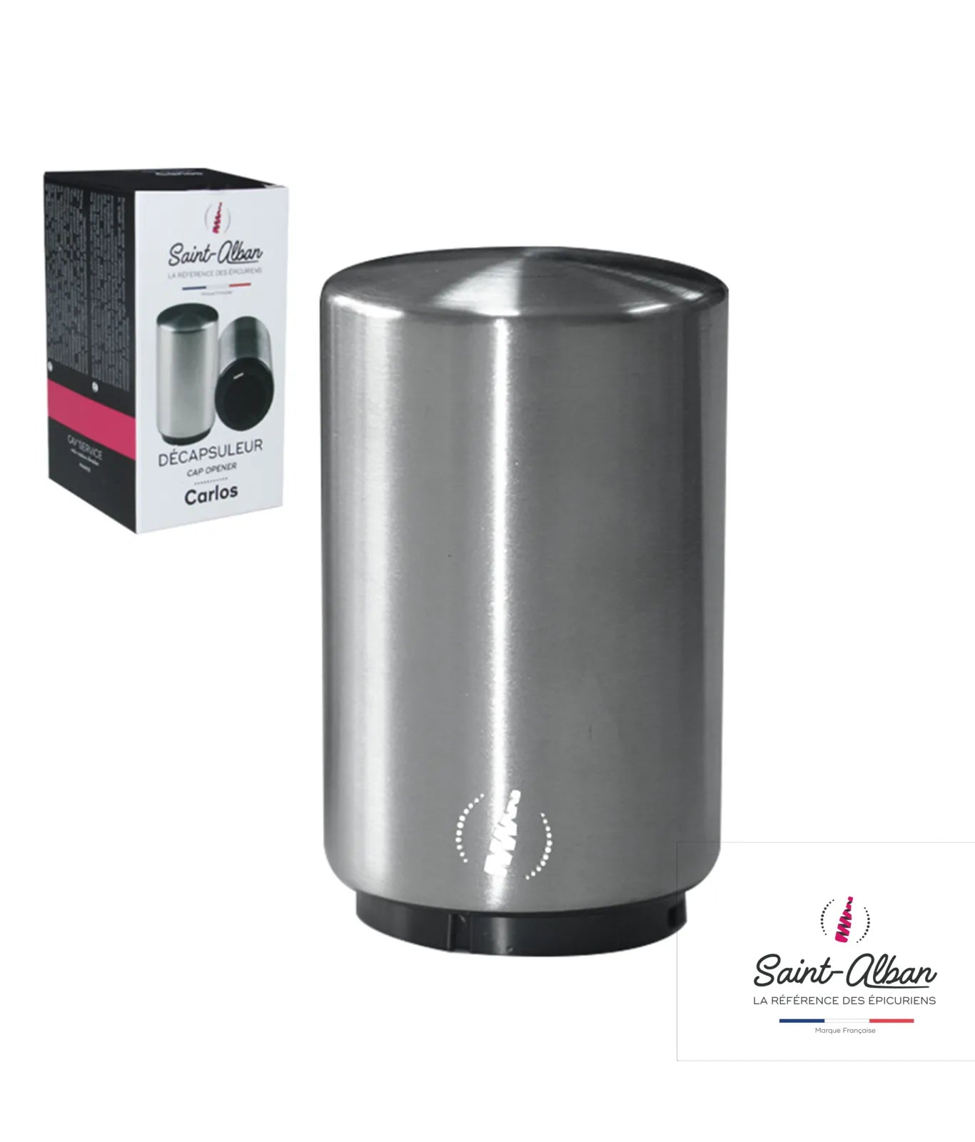Décapsuleur automatique Carlos aluminium Saint Alban