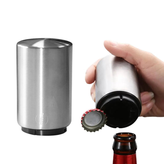 Carlos automatic bottle opener, aluminum, Saint Alban