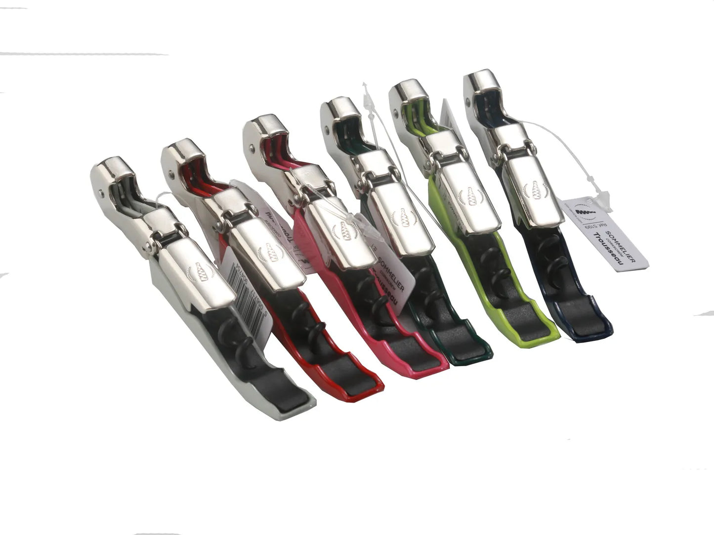 Sommelier Trousseau flashy double appui 6 couleurs assorties