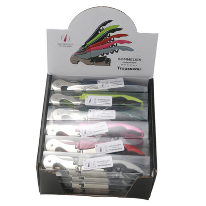 Sommelier Trousseau 6 couleurs assorties double appui  - j'peux pas j'ai apéro