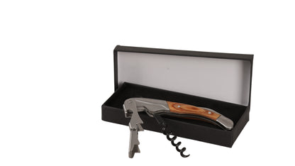 Sommelier Terence double support light wood handle gift box