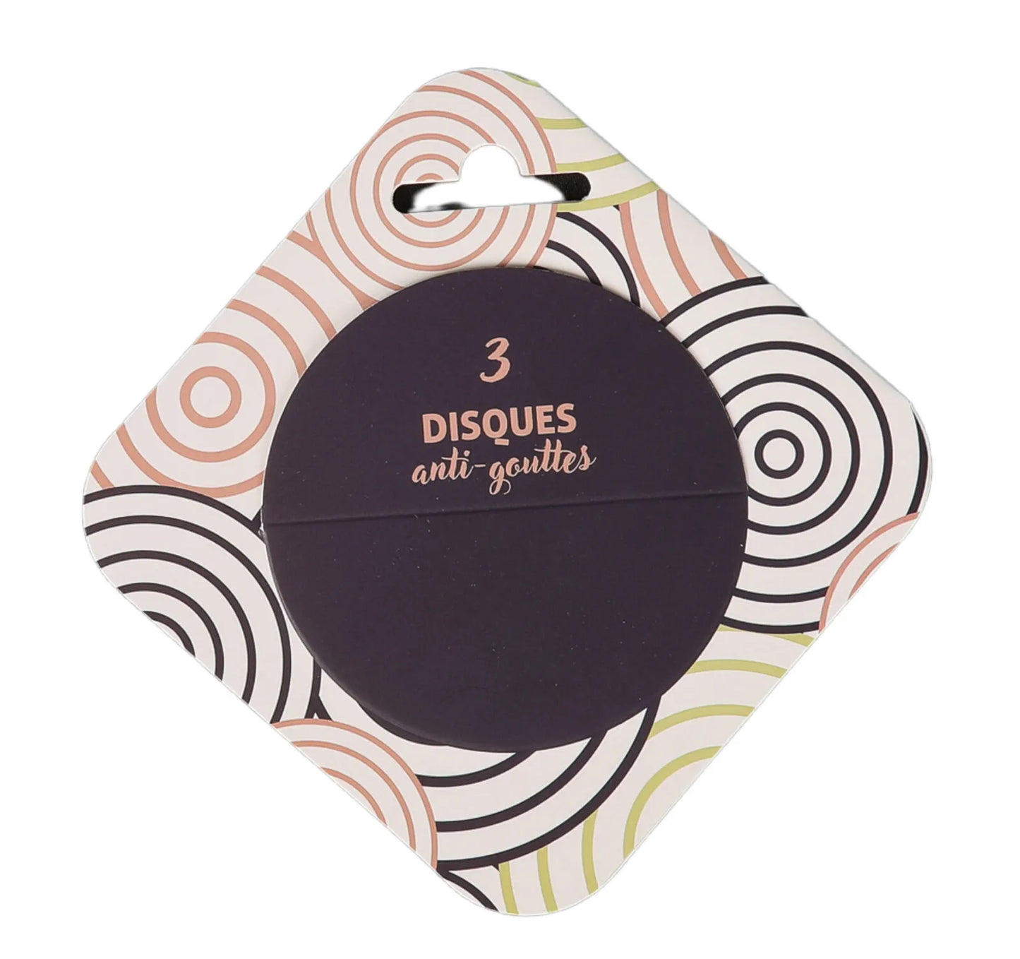 Disque anti-goutte Vinodisc aluminium motifs Vianney assortis (3 pièces)