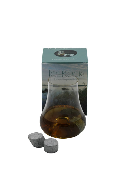 Douglass whisky set 24cl glass/IceRock whisky stone