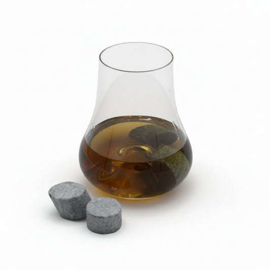 Set à whisky Douglass verre 24cl/pierre à whisky IceRock