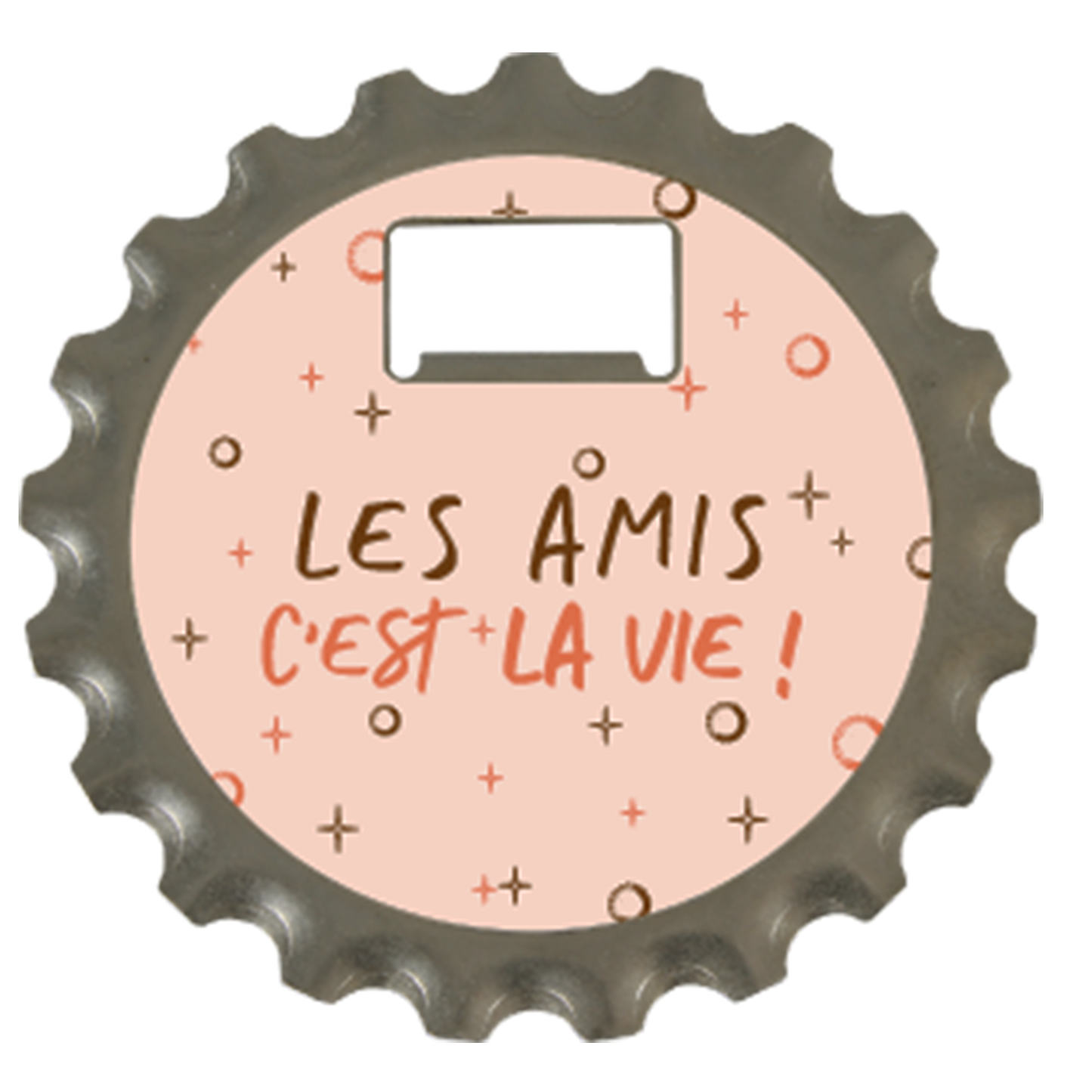 Décapsuleur 3 en 1 Marcus métal - Les Amis c 'est la vie