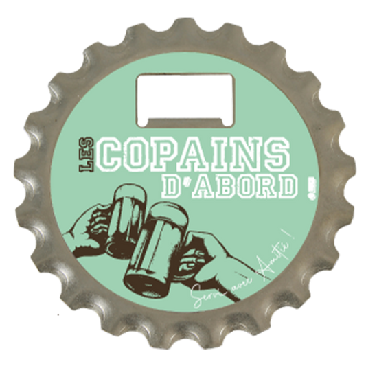 Décapsuleur 3 en 1 Marcus métal - Les Copains d 'Abord