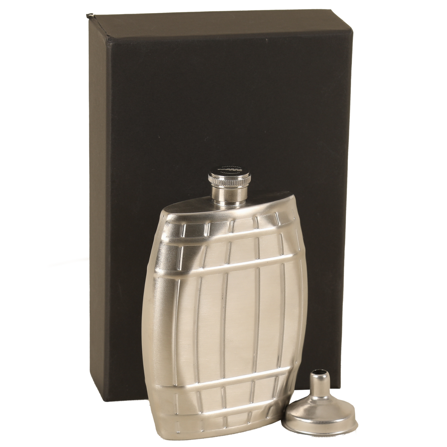 Coffret flasque Hugo tonneau 6oz/18cl Saint Alban