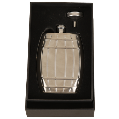 Coffret flasque Hugo tonneau 6oz/18cl Saint Alban