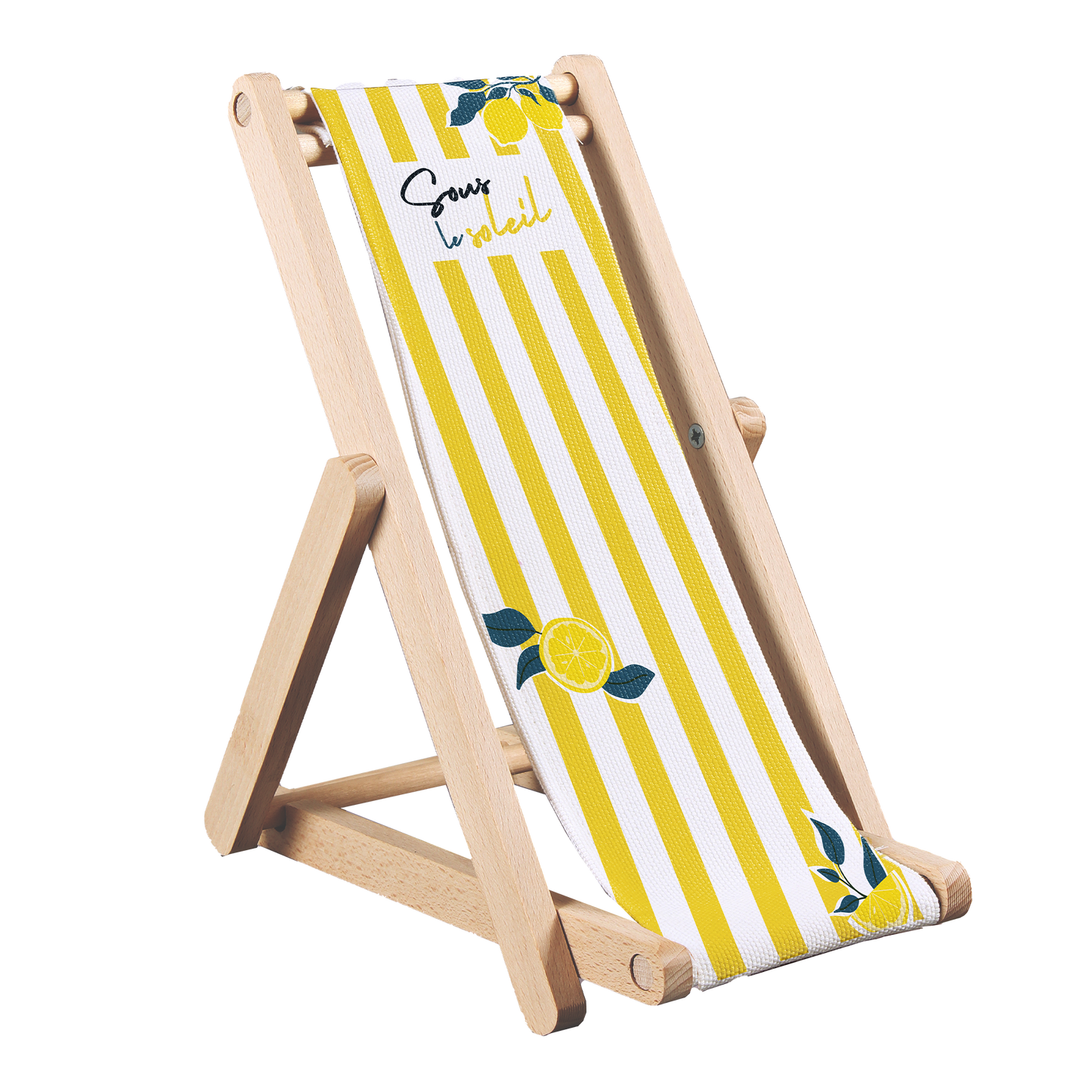 Support bouteille Valentina bois toile - Sous le soleil