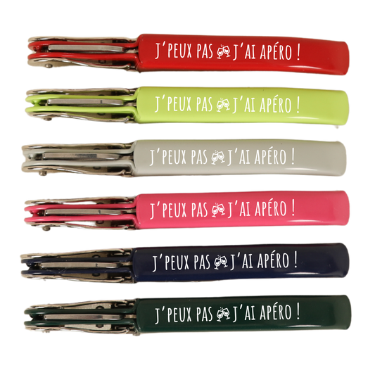 Sommelier Trousseau 6 couleurs assorties double appui  - j'peux pas j'ai apéro
