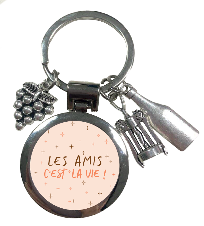 Porte clé Mika - Les amis c'est la vie!