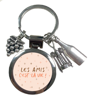 Porte clé Mika - Les amis c'est la vie!