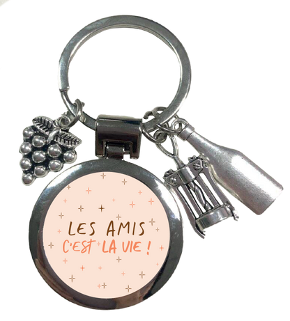 Porte clé Mika - Les amis c'est la vie!
