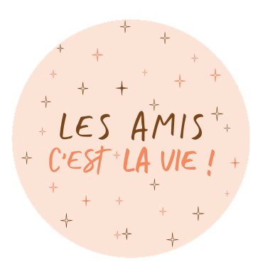 Porte clé Mika - Les amis c'est la vie!