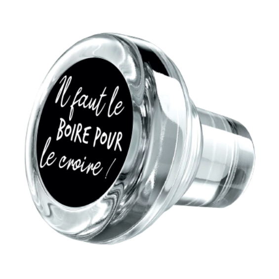 Bouchon Vinolok cristal - Il faut le boire...