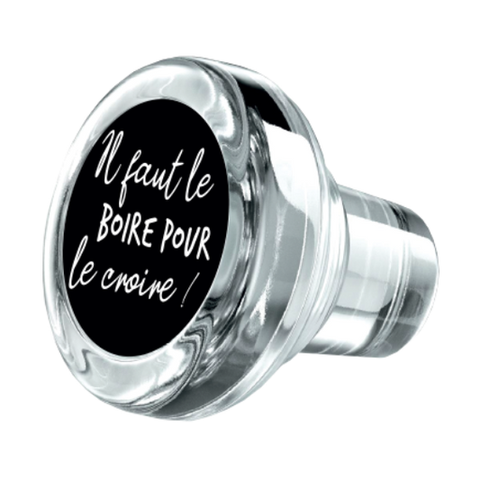 Bouchon Vinolok cristal - Il faut le boire...