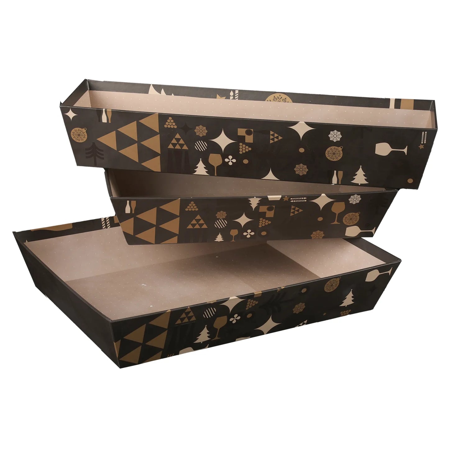 Corbeille Mokha carton rigide rectangle 33x20x7cm