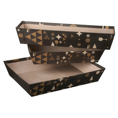 Corbeille Mokha carton rigide rectangle 33x20x7cm