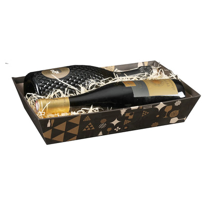 Corbeille Mokha carton rigide rectangle 33x20x7cm