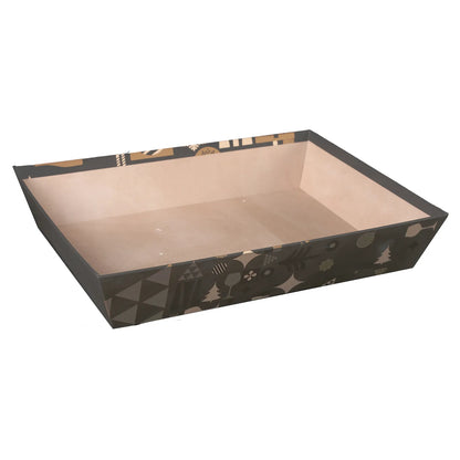 Corbeille Mokha carton rigide rectangle 36x27x7cm