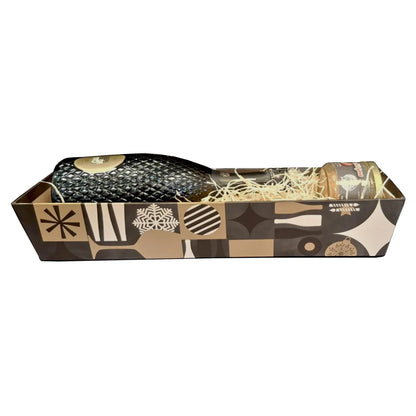 Corbeille Mokha carton rigide rectangle 43x12x8cm