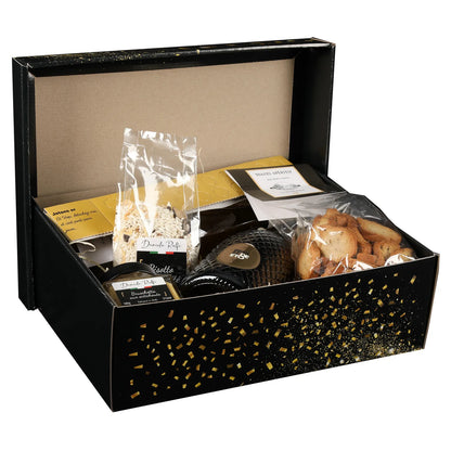 Boite couvercle Petra carton jeu de dames 33x18x10cm