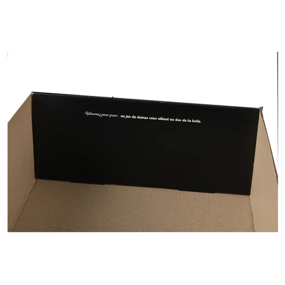 Boite couvercle Petra carton 33.5x25x11cm