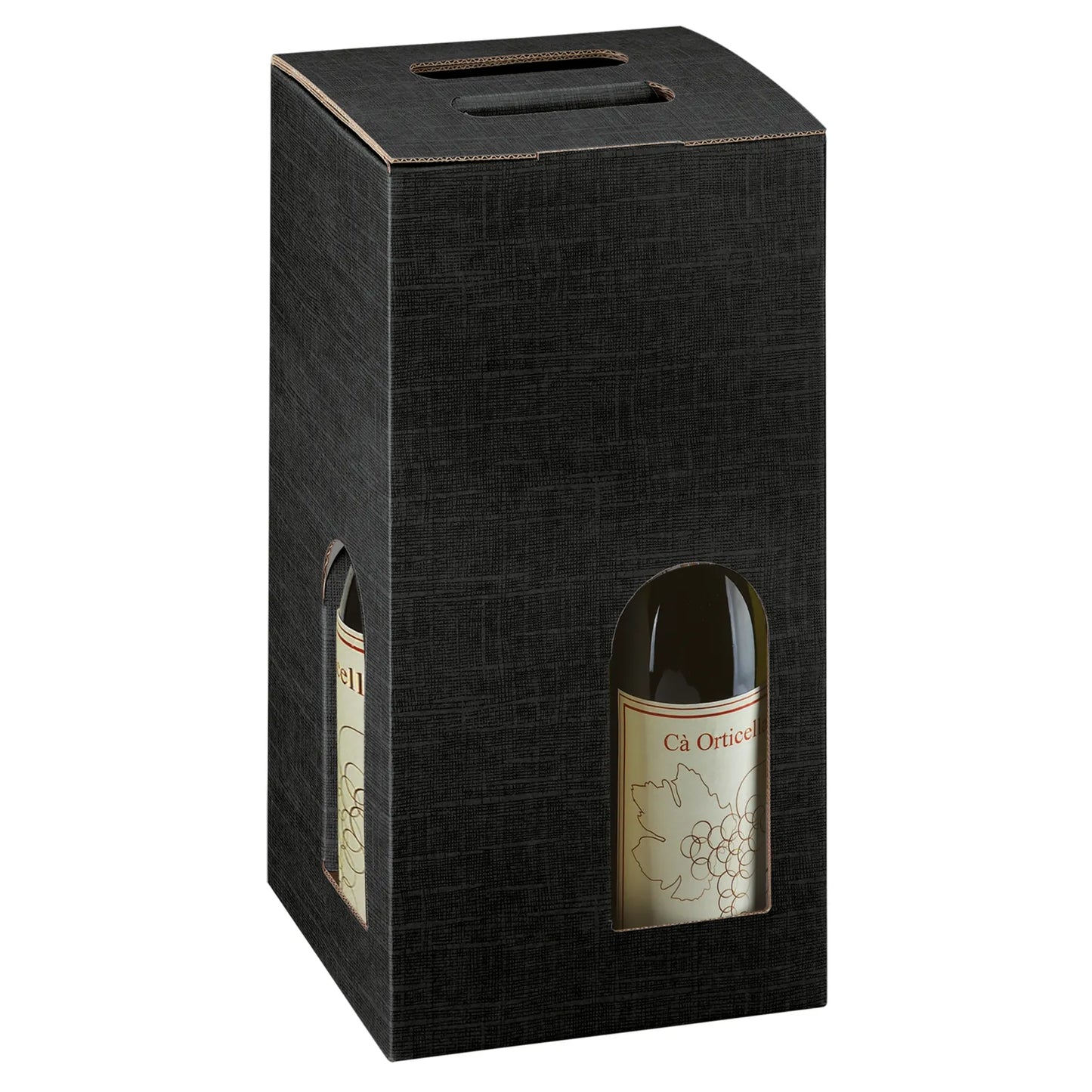 Valisette Milan carton 4 bouteilles