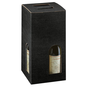 Valisette Milan carton 4 bouteilles
