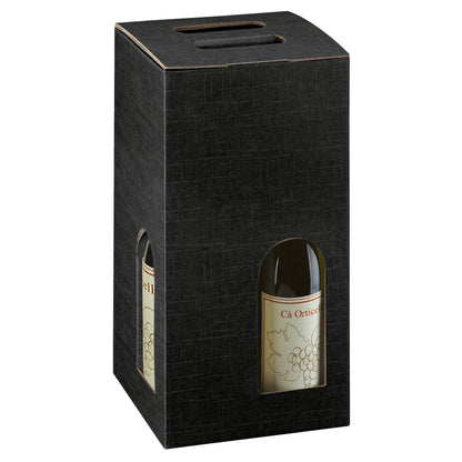 Valisette Milan carton 4 bouteilles